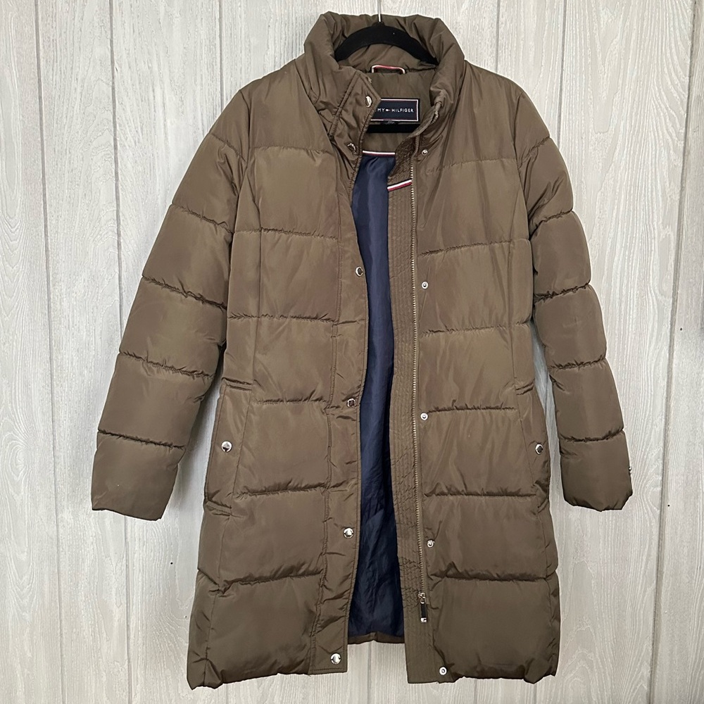 Tommy Hilfiger Long Faux Fur Womens Jacket